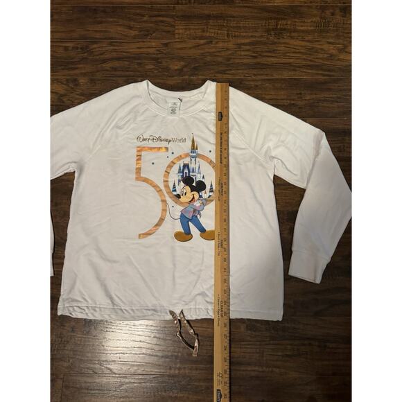 Walt Disney World 50th Anniversary Mickey Mouse Long Sleeve Pullover Size L - Picture 5 of 6